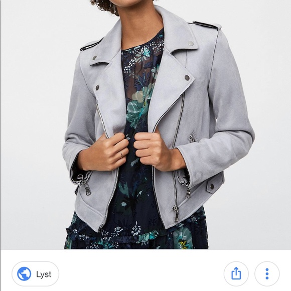 ISO this Loft Suede Moto Jacket in 0, 2, or 4. - Picture 1 of 2